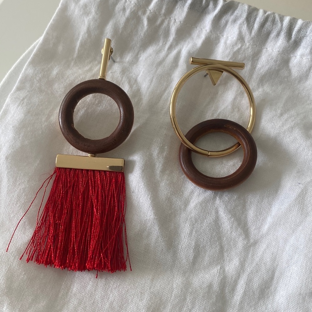 & other stories asymmetric earrings
